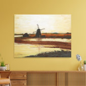 Windmolen Canvas Afdruk (Insitu (Woonkamer))
