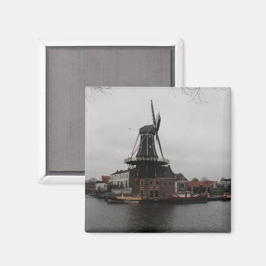 Windmolen "De Adriaan", Haarlem Magneet (Voorkant / Achterkant)
