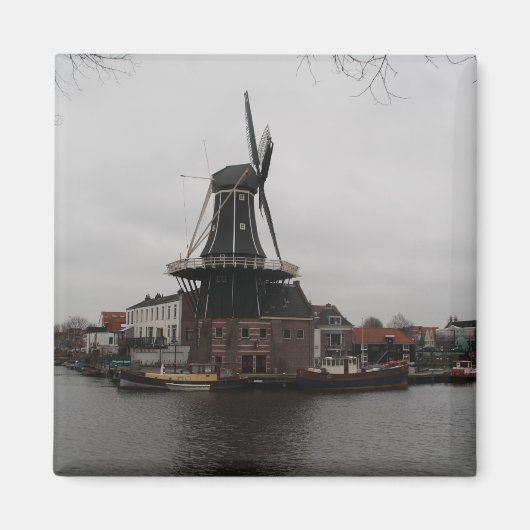 Windmolen "De Adriaan", Haarlem Magneet (Voorkant)
