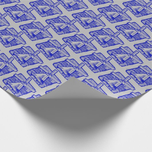 Windmolen, Delfts Kijk, Cadeaupapier (Hoek)