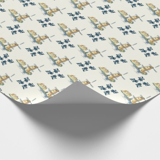 Windmolen, Delfts Kijk, Cadeaupapier (Hoek)