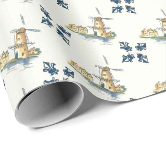 Windmolen, Delfts Kijk, Cadeaupapier (Rol Hoek)