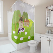 Windmolen Douchegordijn (In situ)