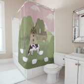 Windmolen Douchegordijn (In situ)