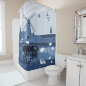 Windmolen Douchegordijn (In situ)