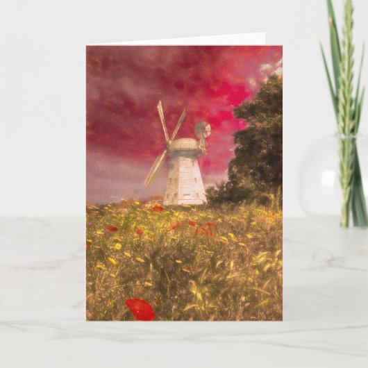 Windmolen dromen Art Vista Kaart (Voorkant)
