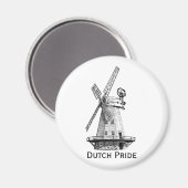Windmolen, Dutch Pride Magneet (Voorkant / Achterkant)