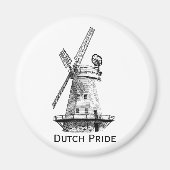 Windmolen, Dutch Pride Magneet (Voorkant)
