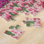 Windmolen en kleurrijke Tulpen Amsterdam Nederland Legpuzzel (Zijkant)