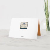 Windmolen en Sinaasappel moon Kaart (Achterkant)