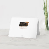 Windmolen en Sinaasappel moon Kaart (Achterkant)