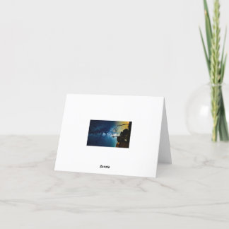 Windmolen en sterren bedankkaart