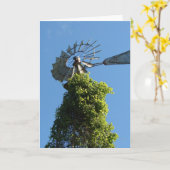 Windmolen en wijnstokken kaart (Gele Bloem)