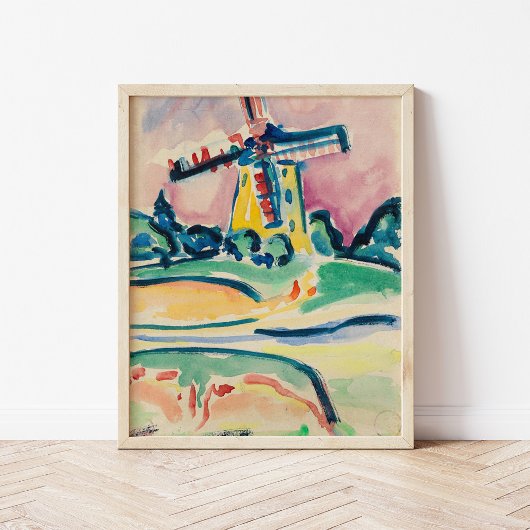 Windmolen | Ernst Ludwig Kirchner Poster