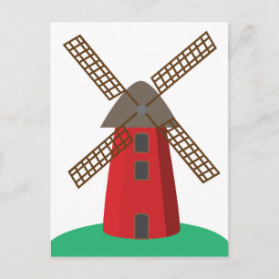 Windmolen Feestdagenkaart