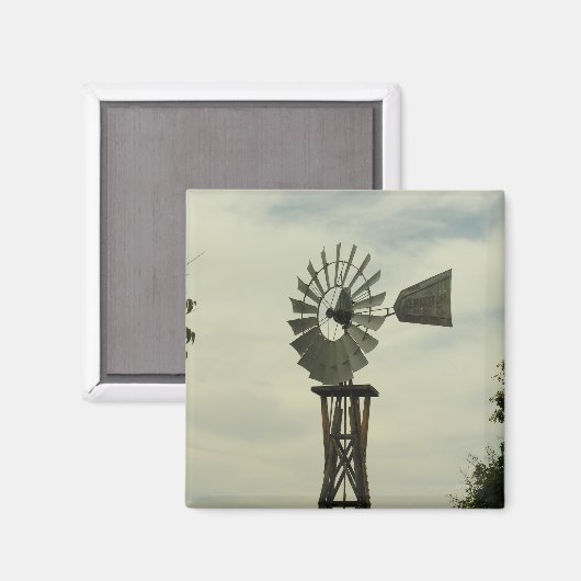 Windmolen fluistert magneet (Voorkant / Achterkant)