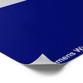 Windmolen - Grijze ruis - Siliemens windenergie Poster (Hoek)