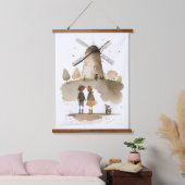 Windmolen Hangend Wandkleed (Slaapkamer)