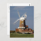 Windmolen in Cley, Noord-Norfolk Briefkaart (Voorkant / Achterkant)