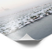 Windmolen in de sneeuw in de winter, fotoprint foto afdruk (Hoek)