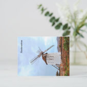 Windmolen in Fuerteventura. Briefkaart (Staand voorkant)