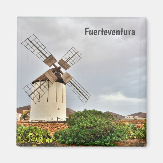 Windmolen in Fuerteventura Magneet (Voorkant)