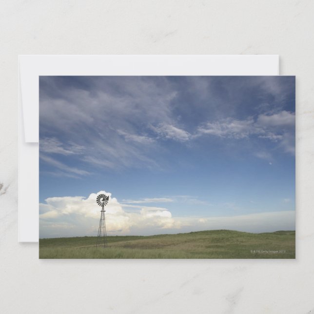 Windmolen in het veld (Voorkant)