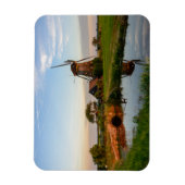 Windmolen in landelijke Holland rechthoekige magne Magneet (Verticaal)