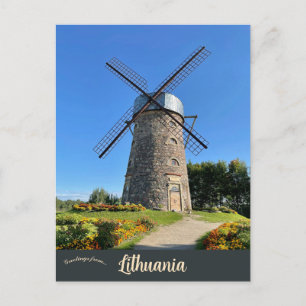 Windmolen in Pakruojis Litouwen Briefkaart