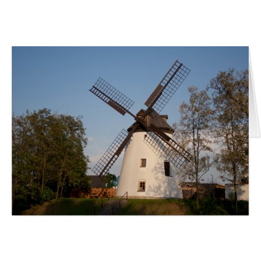 windmolen in Podersdorf (Voorkant Horizontaal)