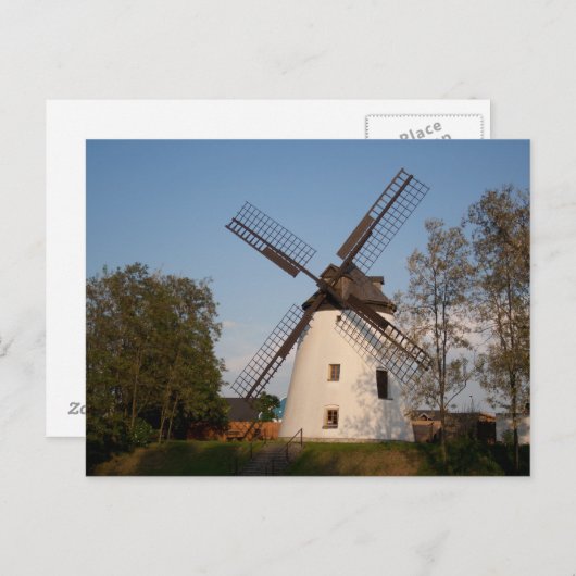 windmolen in Podersdorf Briefkaart (Voorkant / Achterkant)