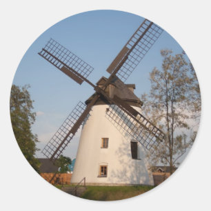 windmolen in Podersdorf Ronde Sticker