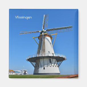 Windmolen in Vlissingen, Nederland Magneet