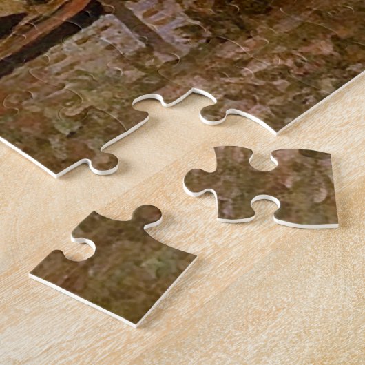 Windmolen in Zaandam Monet Fine Art Legpuzzel (Zijkant)