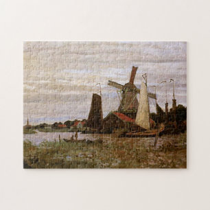 Windmolen in Zaandam Monet Fine Art Legpuzzel