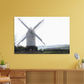 Windmolen: Jack & Jill Sussex UK Fotografie Canvas Afdruk (Insitu (Woonkamer))