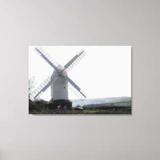Windmolen: Jack & Jill Sussex UK Fotografie Canvas Afdruk