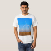 Windmolen Landschap T-shirt (Voorkant volledig)