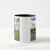 Windmolen langs een kanaal ten oosten van Leiden i Mok (Midden)