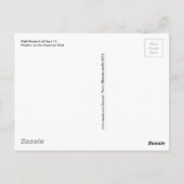 Windmolen Low Desert Zwart-wit Briefkaart (Achterkant)