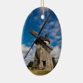 Windmolen met blauwe lucht keramisch ornament (Rechts)