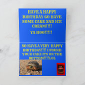 Windmolen met een Cross in the Sky Wenskaart Feestdagen Kaart (Binnen)