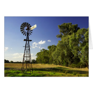 Windmolen nabij Hume Highway, Victoria, Australië