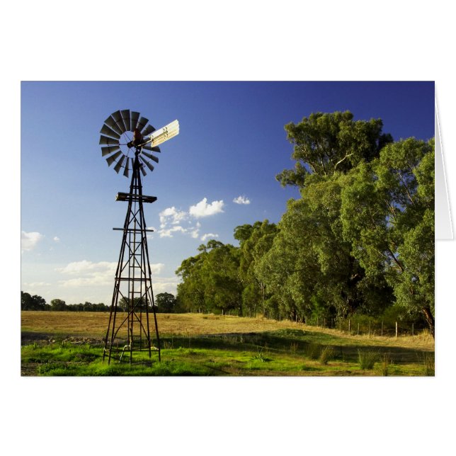 Windmolen nabij Hume Highway, Victoria, Australië (Voorkant Horizontaal)