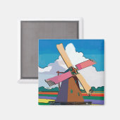 Windmolen, Nederlands, voeg tekst toe Magneet (Voorkant / Achterkant)