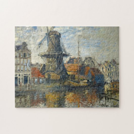 Windmolen, Onbeha's Amsterdam Monet Fine Legpuzzel (Horizontaal)