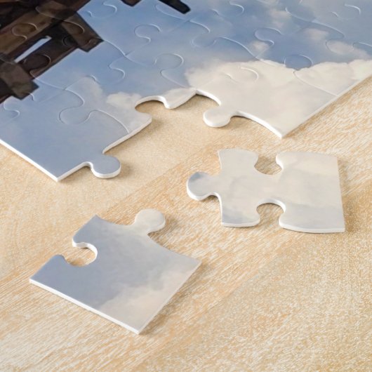 Windmolen op de foto van Sky Legpuzzel (Zijkant)