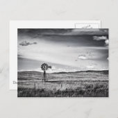Windmolen op het Briefkaart der vlakten (Voorkant / Achterkant)