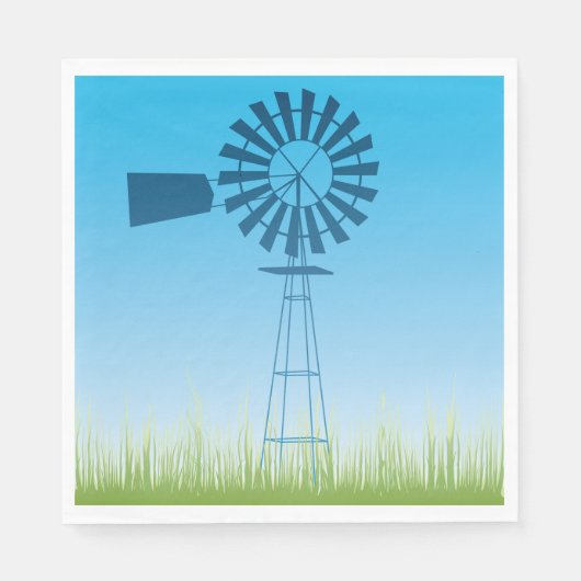 Windmolen Papier servetten (Voorkant)