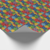 Windmolen Patchwork Dekbed Patroon Cadeaupapier (Hoek)